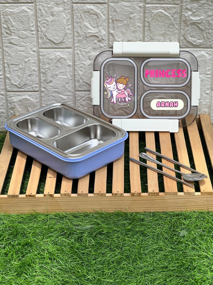 Purple Transparent Bento boxes (Tiffin/ Lunch) boxes