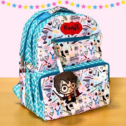 Backpack with Harry Potter design