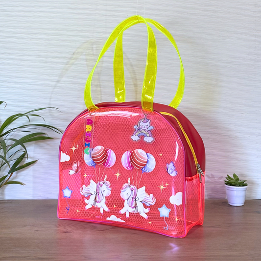 Unicorn Pink Neon D Jelly Bag