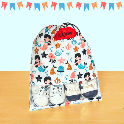 Draw string shoe bag (kids)