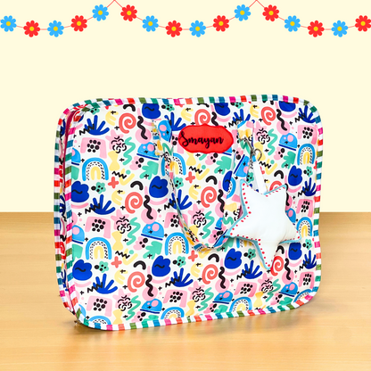 Colorful patterned bag