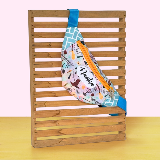 Baby sling with colorful design