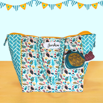 Colorful patterned pouch