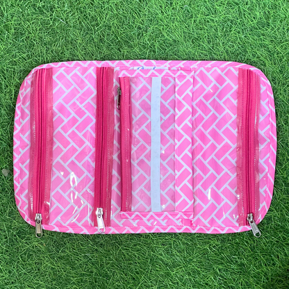 Pink travel organizer