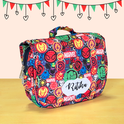 Colorful Marvel-themed bag