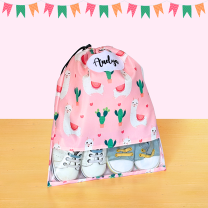 Draw string shoe bag (kids)