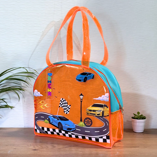SPORTS CAR NEON Orange D Bags