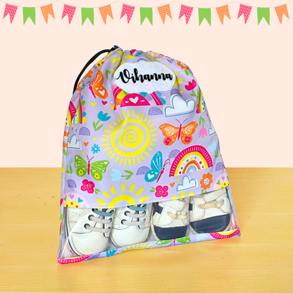 Draw string shoe bag (kids)