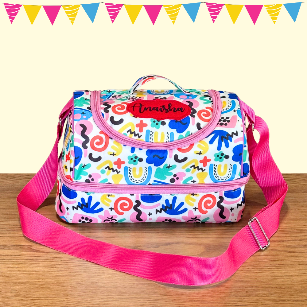 Double decker lunch bag kids
