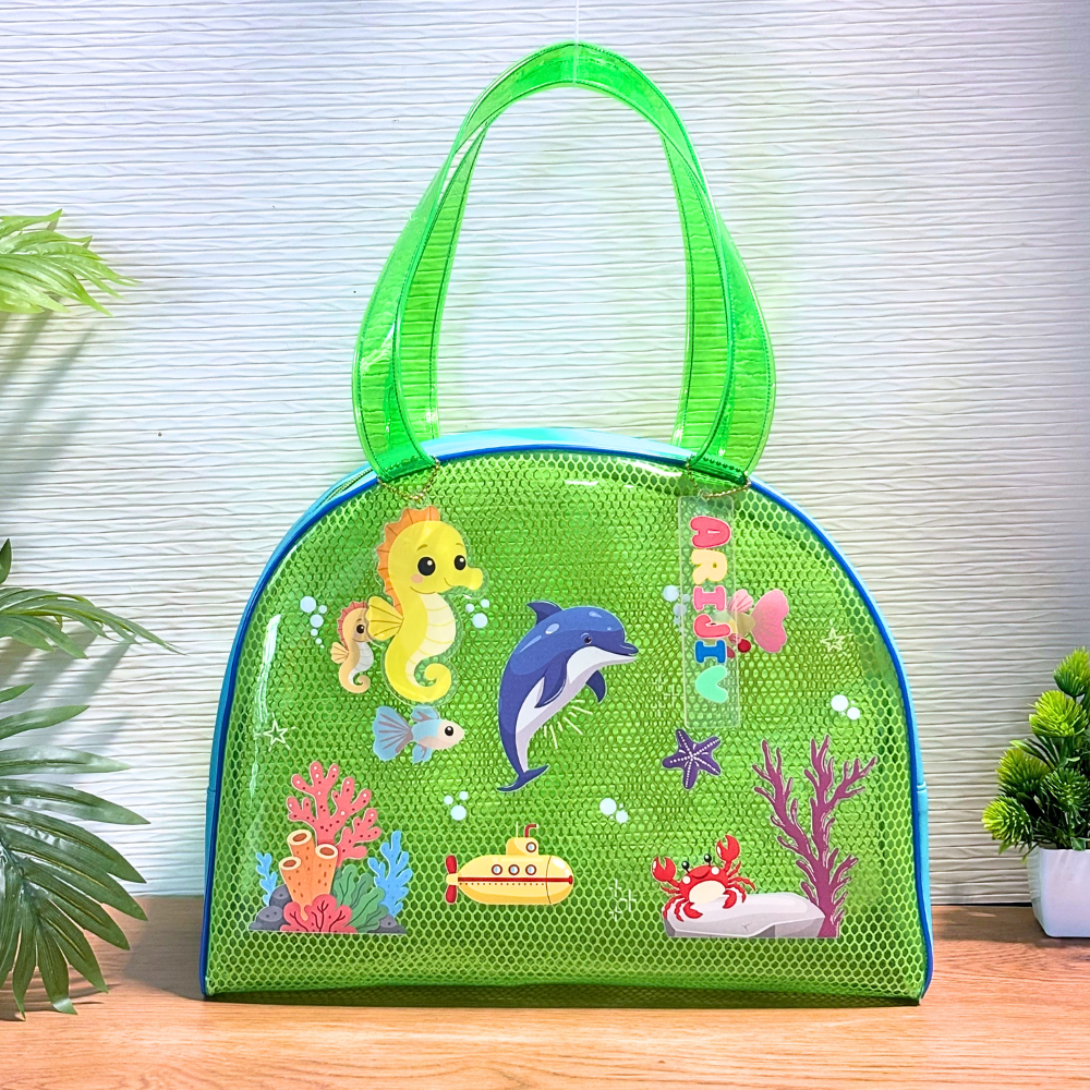 Underwater Green Neon Jelly D Bag