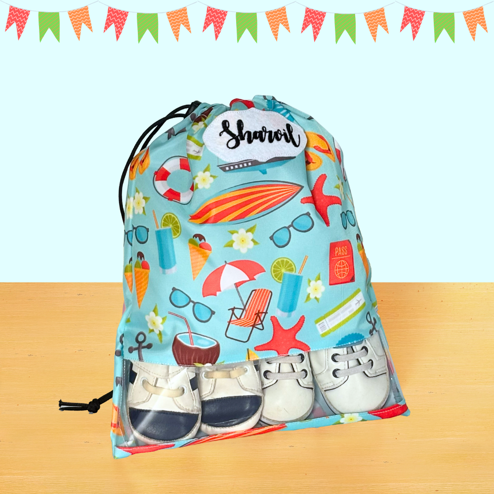 Draw string shoe bag (kids)