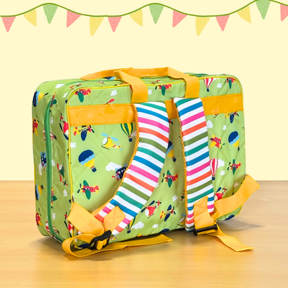 Green travel bag