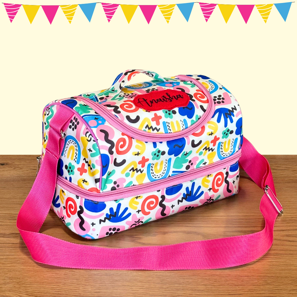 Double decker lunch bag kids