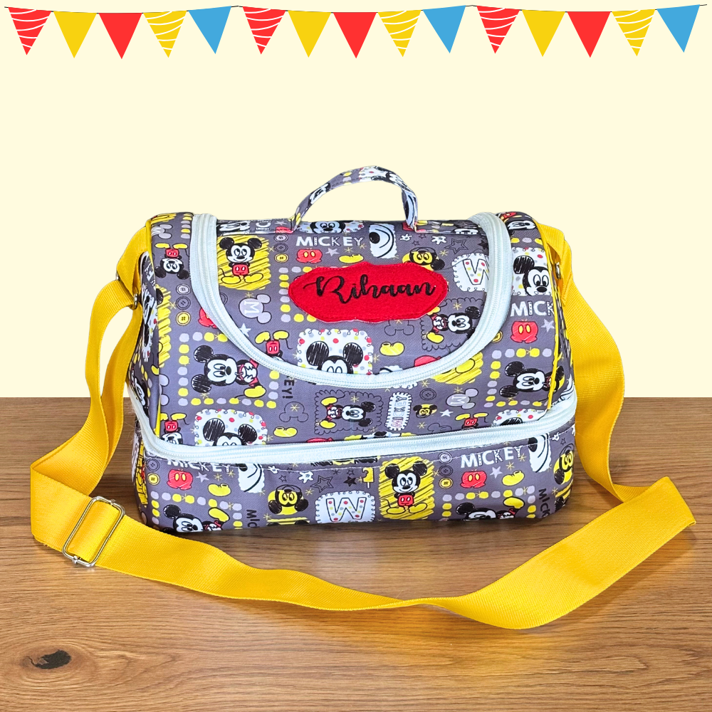 Double decker lunch bag kids