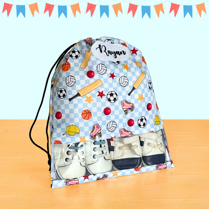 Draw string shoe bag (kids)