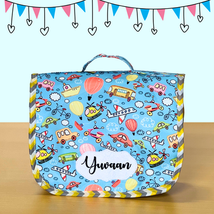 Colorful children's toy storage bag 