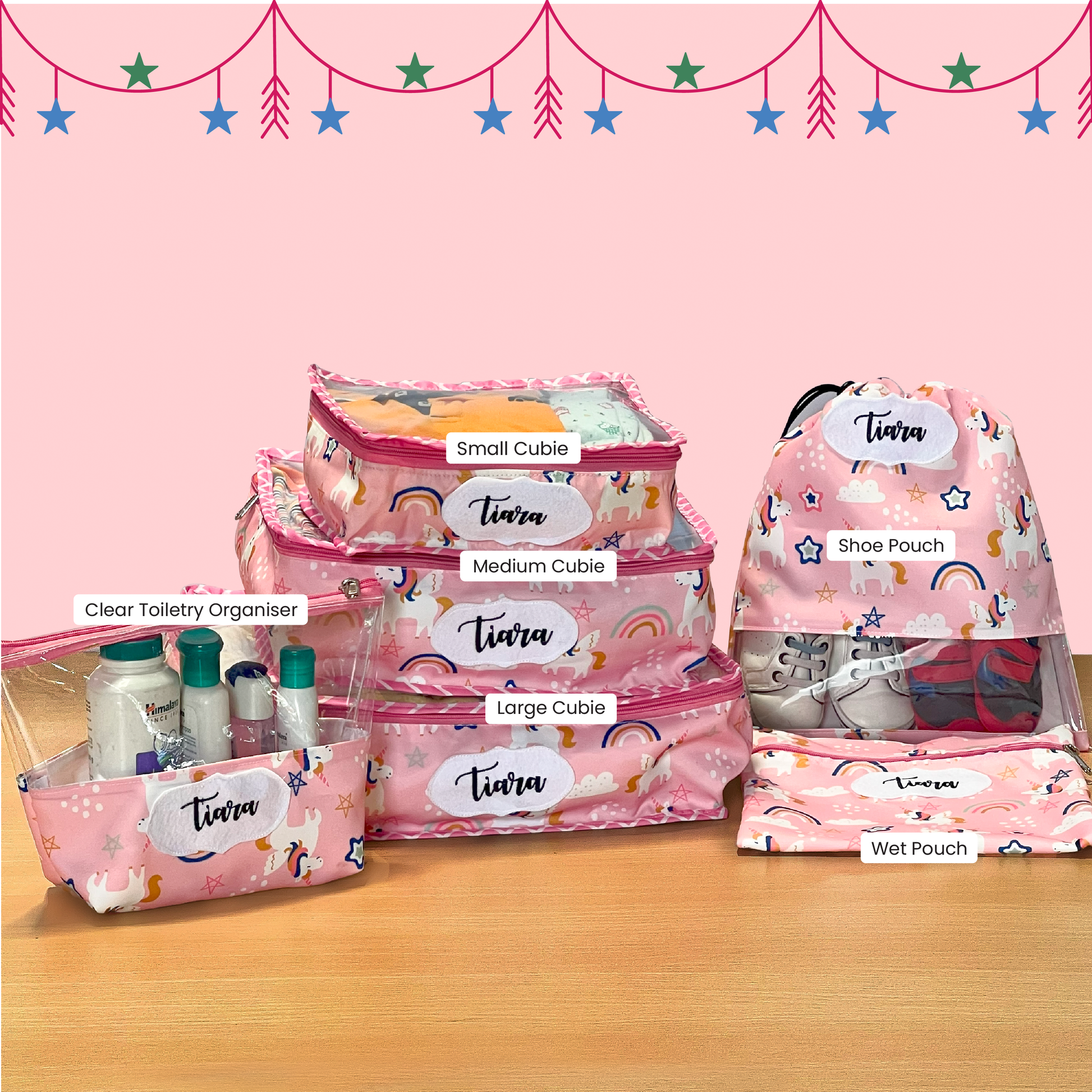 Kids Travel pouch set 
