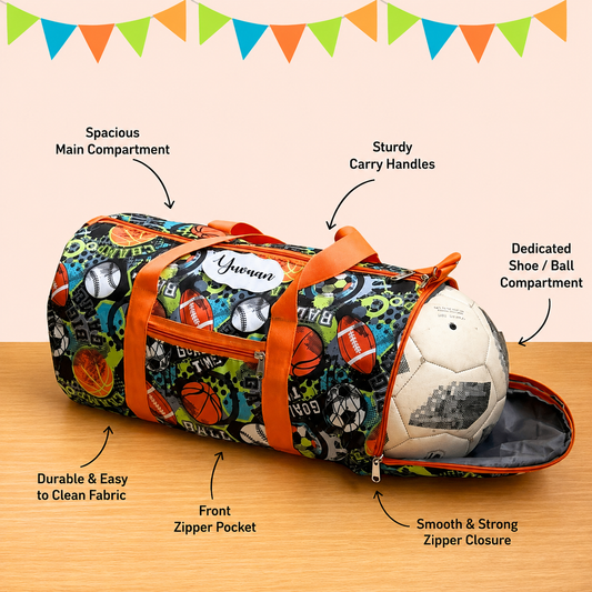 Sports duffle bag